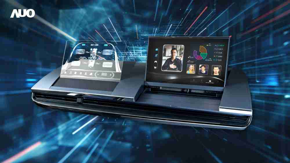 巨星国际Micro LED Display HMI解决方案打造透明Micro LED前座仪表，，，呈现信息并保留驾驶视野开阔；亦为副驾驶座乘客打造收放自如的Micro LED屏幕，，，，在不影响显示质量的前提于显示区内建镜头，，，，让用户能与视讯对象直接眼神接触，，，，提供绝佳的双向沟通体验