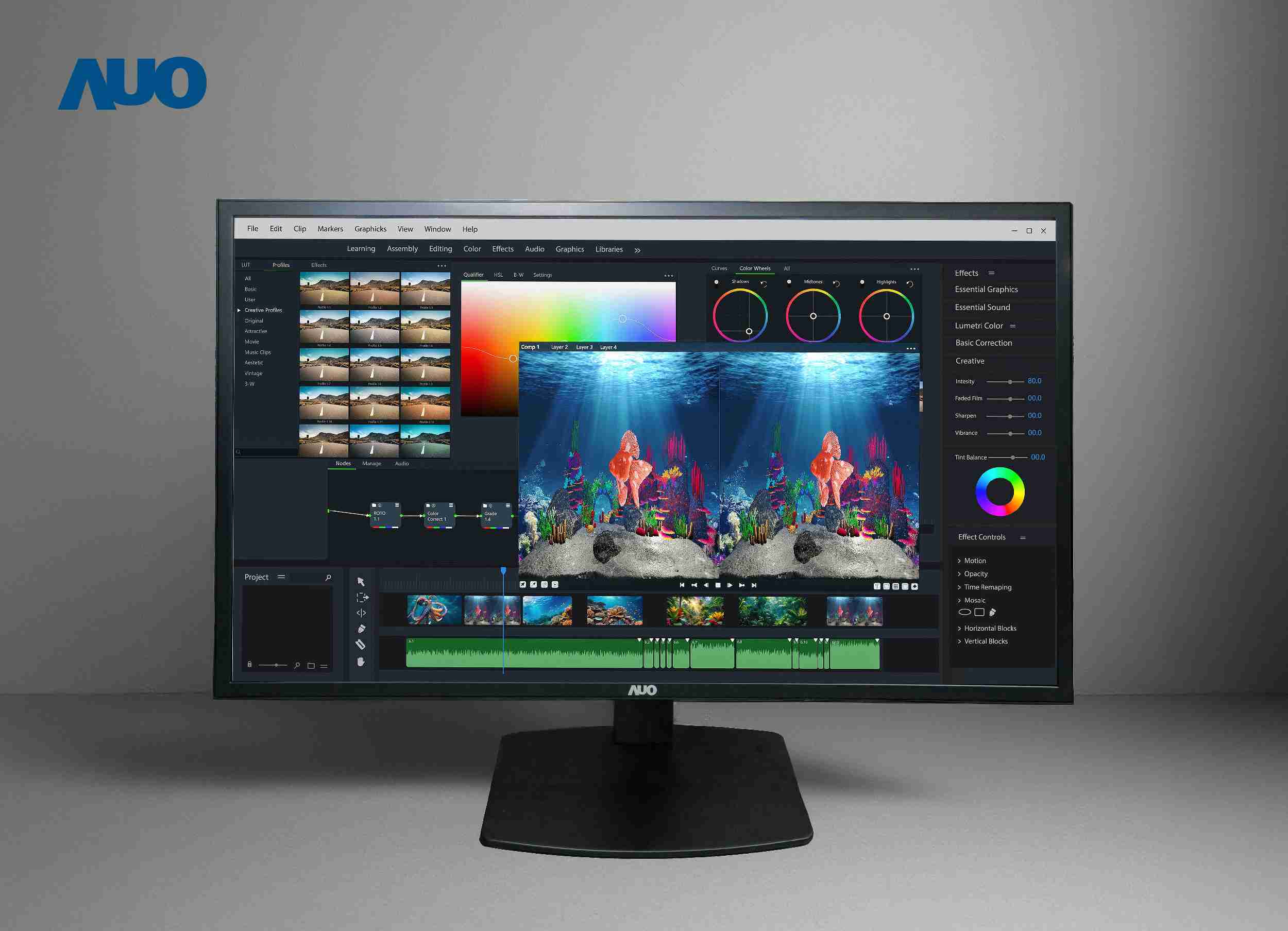 巨星国际开发32吋2D/3D专业桌上型显示器，，，，拥有8K4K超高分辨率，，，，并以低串扰算法优化3D显示效果，，搭载自动眼球追踪功能，，，，能实时调整3D图像，，，，进行实时2D与3D无缝共存窗口，，，，提供图像设计工作者突破二维接口的崭新工作氛围与效率